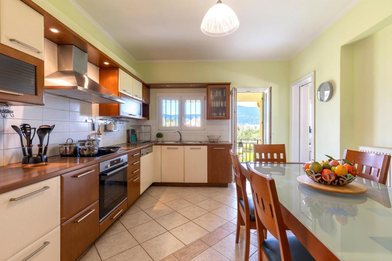 Spyrelia Villa With Private Pool & Outdoor Hot Tub Dassia  Zewnętrze zdjęcie